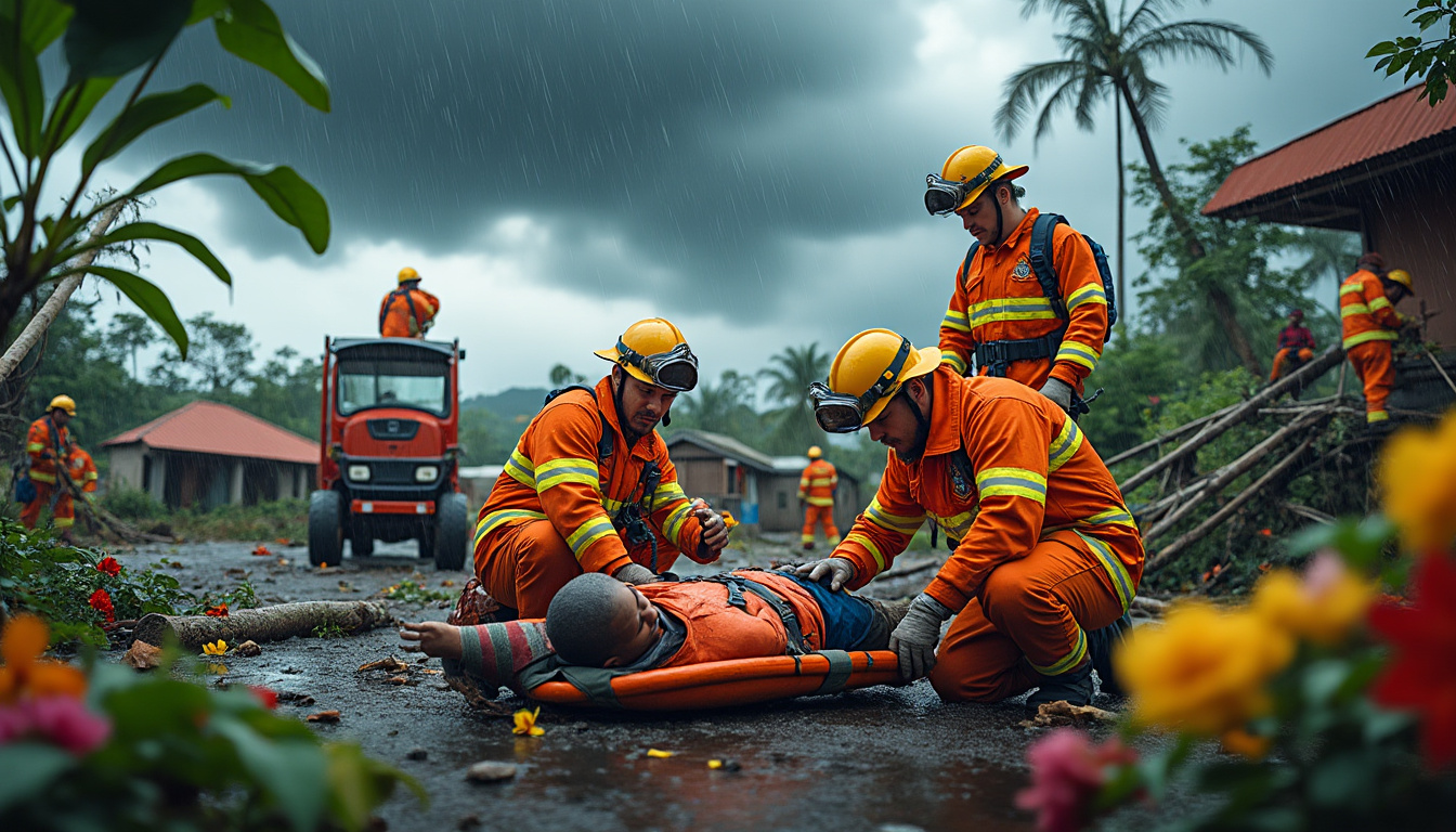 découvrez comment les pompiers des pyrénées-orientales interviennent à mayotte face au cyclone chido. entre médecine tropicale, bûcheronnage et rénovation des toitures scolaires, plongez au cœur de leurs actions pour protéger et soutenir la population.